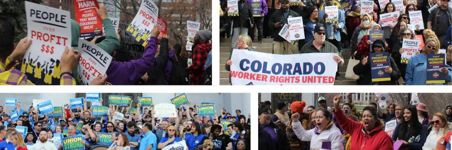 Collage of Protest Photos